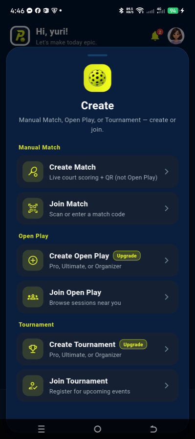 PicklePop create sheet